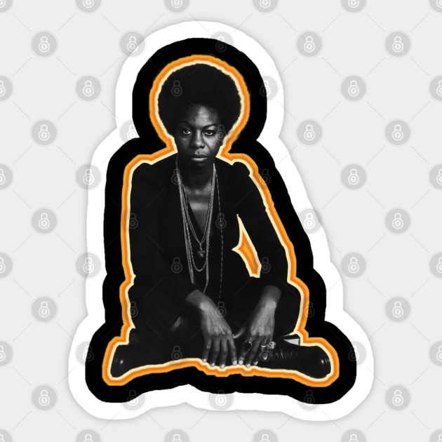 Nina Simone Sticker by UrbanLifeApparel